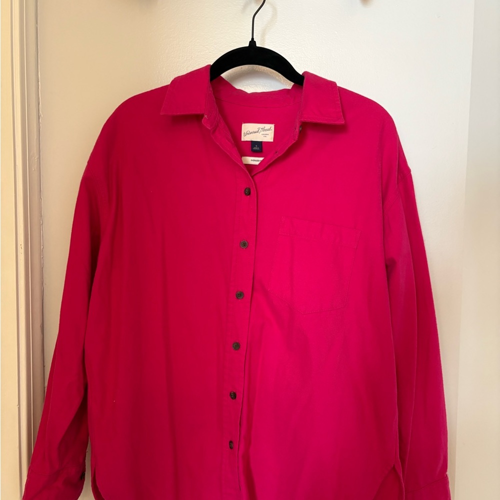 Universal Thread Hot Pink Button-Up Shirt